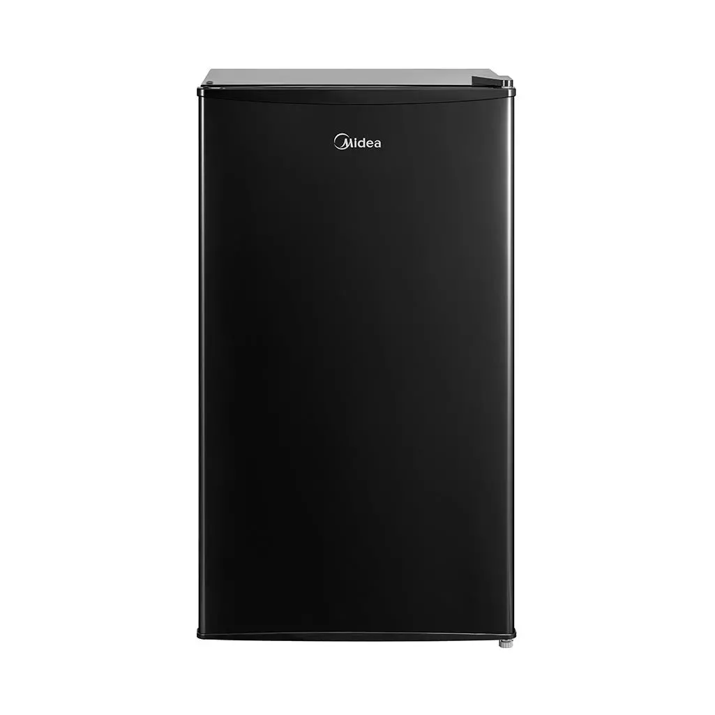 Midea MERM33S1ABB single-door compact refrigerator in black